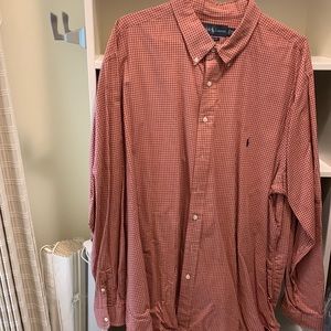 Ralph Lauren long sleeve, light weight, button down shirt, 3XLT
